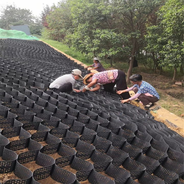 Driveway Geocell retaining walls geocell gravel grid