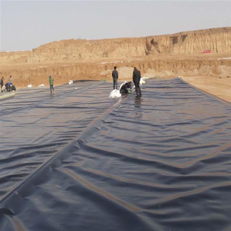 HDPE Black Geomembrane 2mm Pond Pool Liner 1mm Waterproof Plastic for Dam Liners 0.5mm 500 Microns Fish Pond Liner