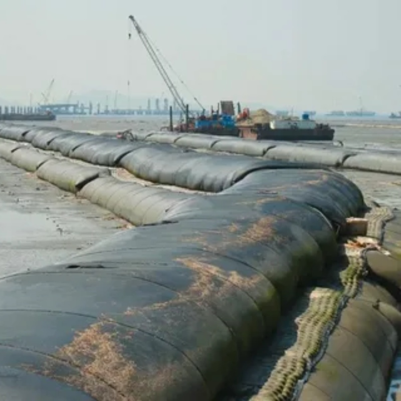 PP Geotextile Tubes Woven Geotextiles Geotube Geotechnical Fabric Dewatering Geotube for Sea Wall Protection