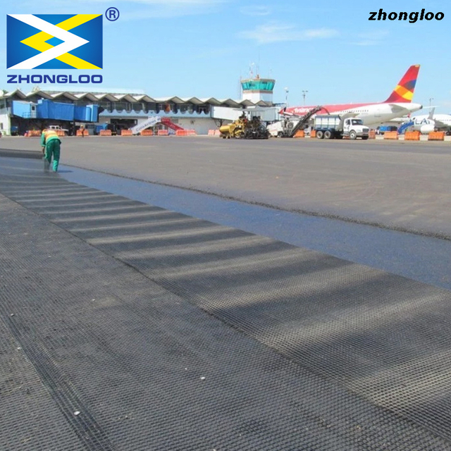 Free Sample OEM&ODM Fiberglass Geogrid with Nonwoven Geotextile for Road Construction