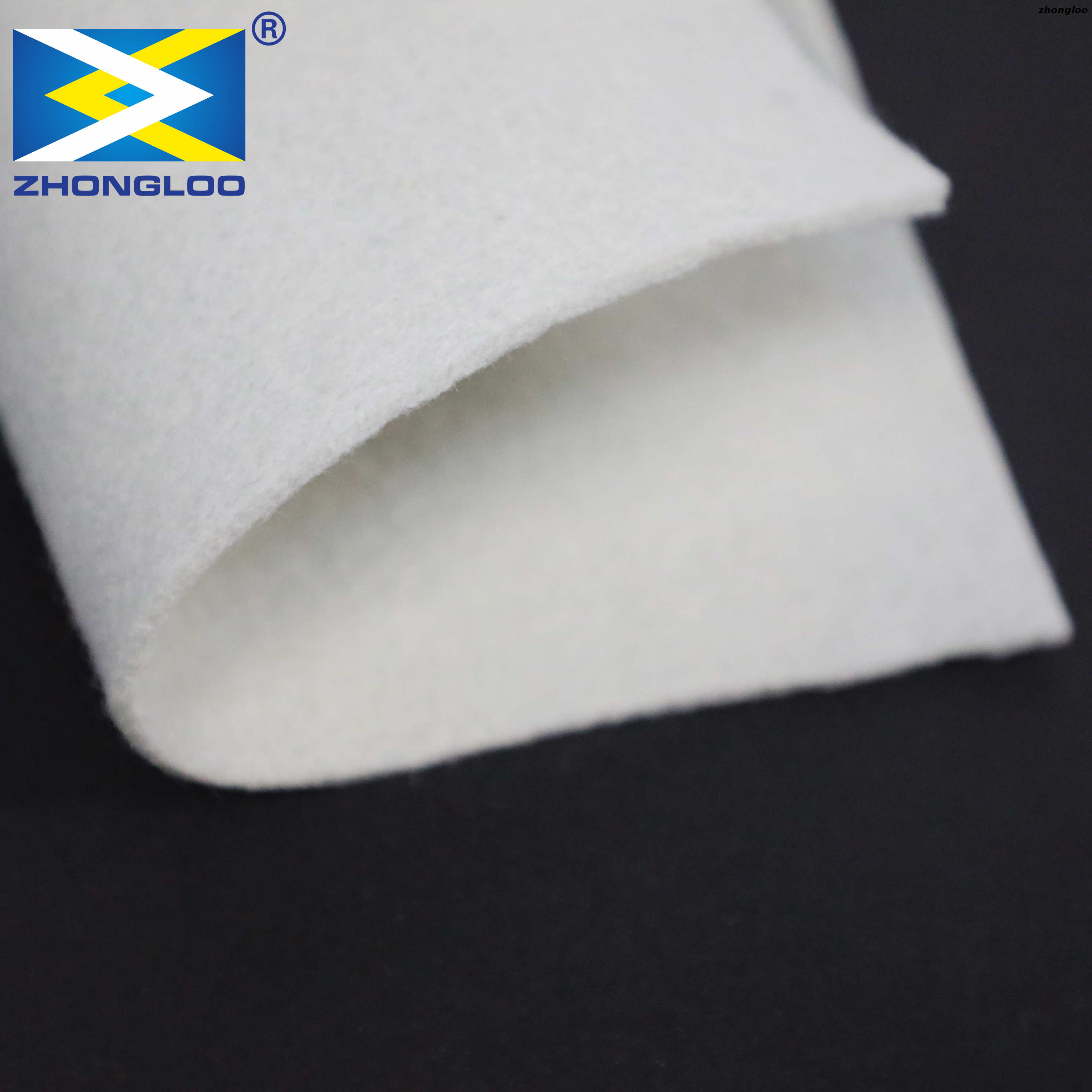 100% Polyester Nonwoven Geotextile & Silt Fence Fabrics Ground Cover Fabrics In Roll