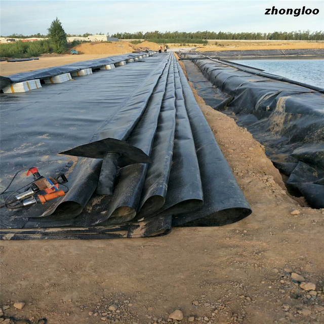 2.0mm HDPE Geomembrane Pond Liner for Fish Farming HDPE Liner Landfill