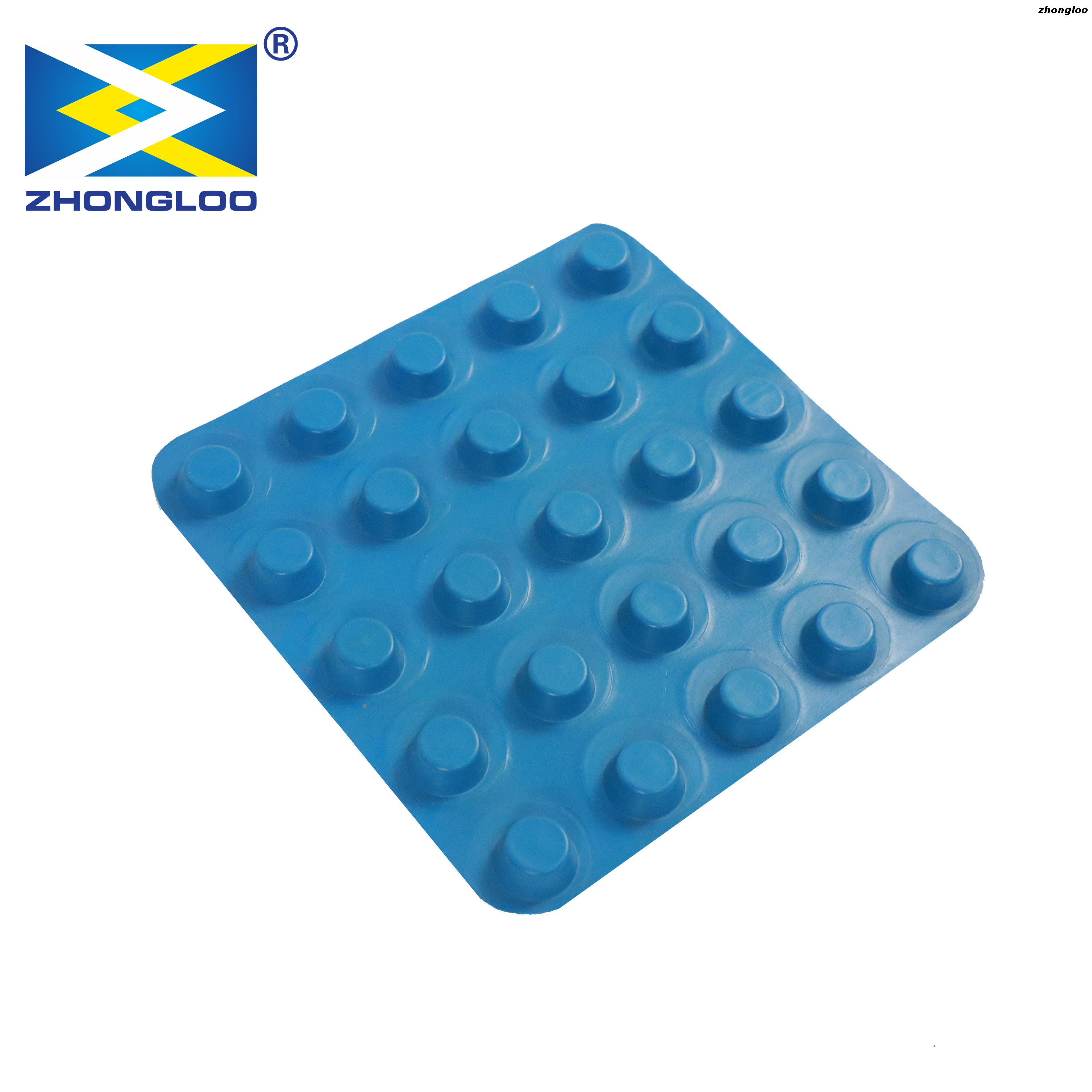 Eco-friendly Construction Waterproof Dimple Membrane Drain Mat Plastic Sheet HDPE Drainage Board Cell With Cheap Price