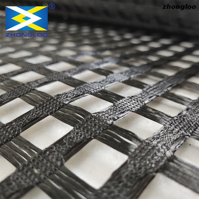 High Tensile Strength Black Polyester Geogrid PP geogrid