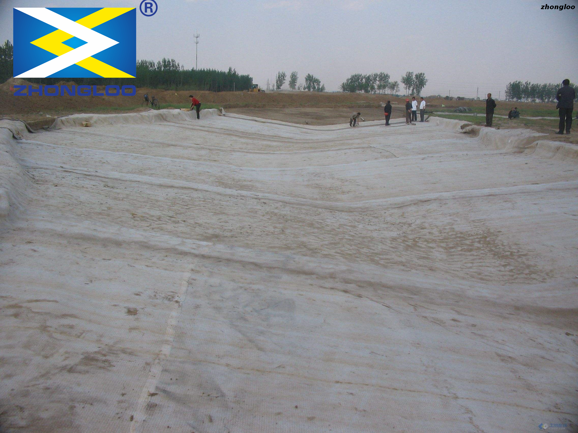 Geosynthetic Clay Liners GCL For Landfill Project