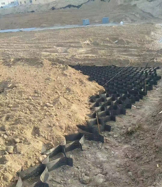 Driveway Geocells Erosion Control Ground Grid Paver Geocell for Retaining Wall