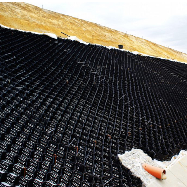 Plastic HDPE Geocell Grid for Driveway Gravel Stabilization, Roadbed Reinforcement, and Slope Protection