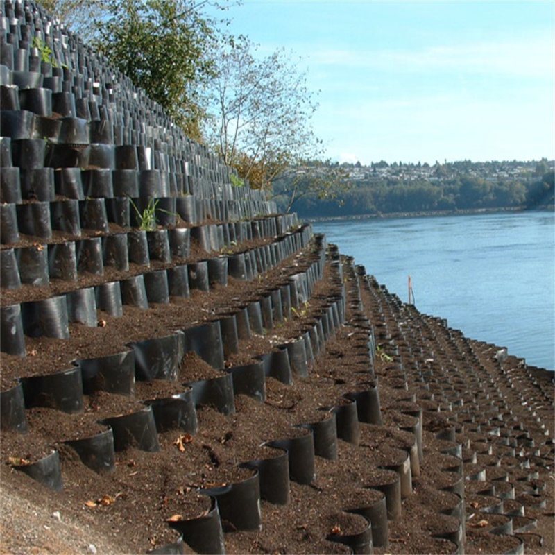 Geocell Retaining Wall Planter Blocks