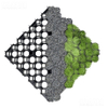 Grass Protection Mats HDPE Plastic Grid Pavers for Ground Reinforcement System Honeycomb Driveway Soil Stabilizer Parking Lot Grass Lawn Permeability Mat