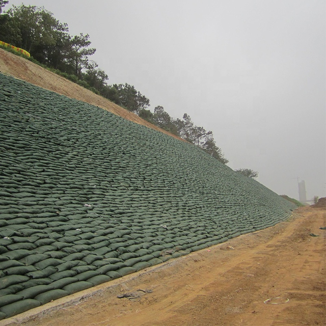 Geobags for Retaining Walls Slope Stabilization Erosion Control Site Reclamation