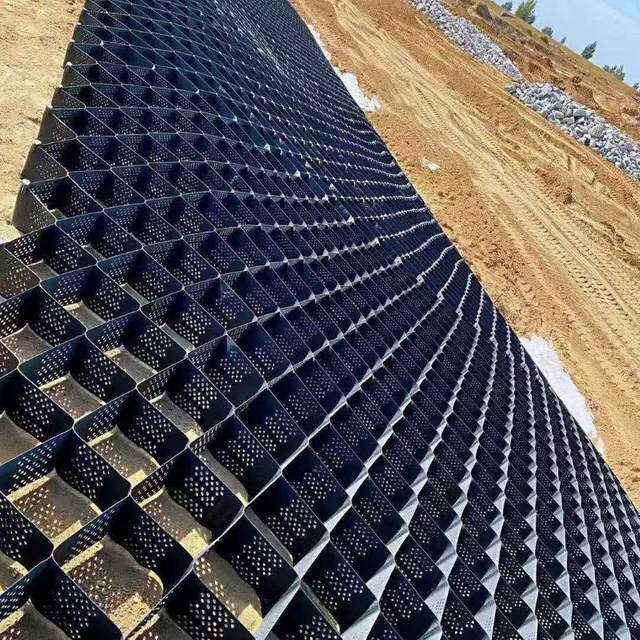 Driveway Gravel Grid Geocell Gravel Stabilizer Grid Geocell Hdpe Gravel Grid Geocell For Steep Slopes Retaining Wall Landfill