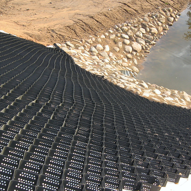 3D Plastic Geocell Lattice Height 50-200mm Price Hdpe Geocell Plastic Gravel Grid