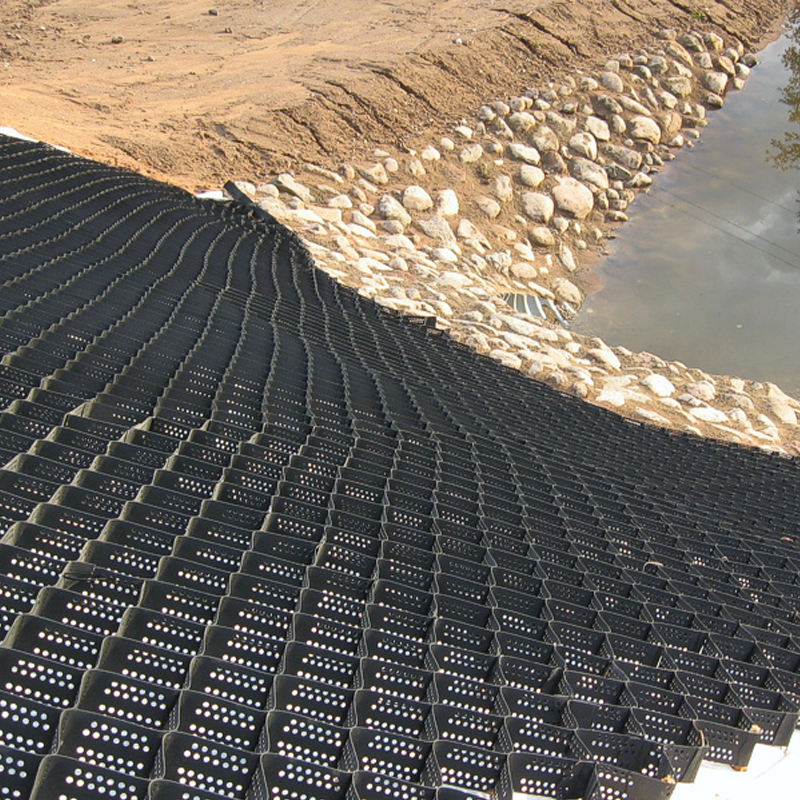 3D Plastic Geocell Lattice Height 50-200mm Price Hdpe Geocell Plastic Gravel Grid