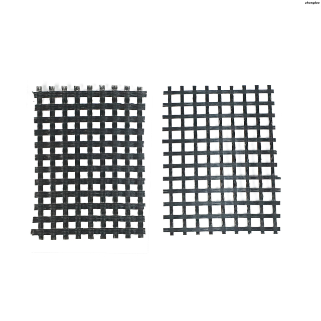 OEM&ODM Fiberglass Geogrid with Nonwoven Geotextile for Road Construction