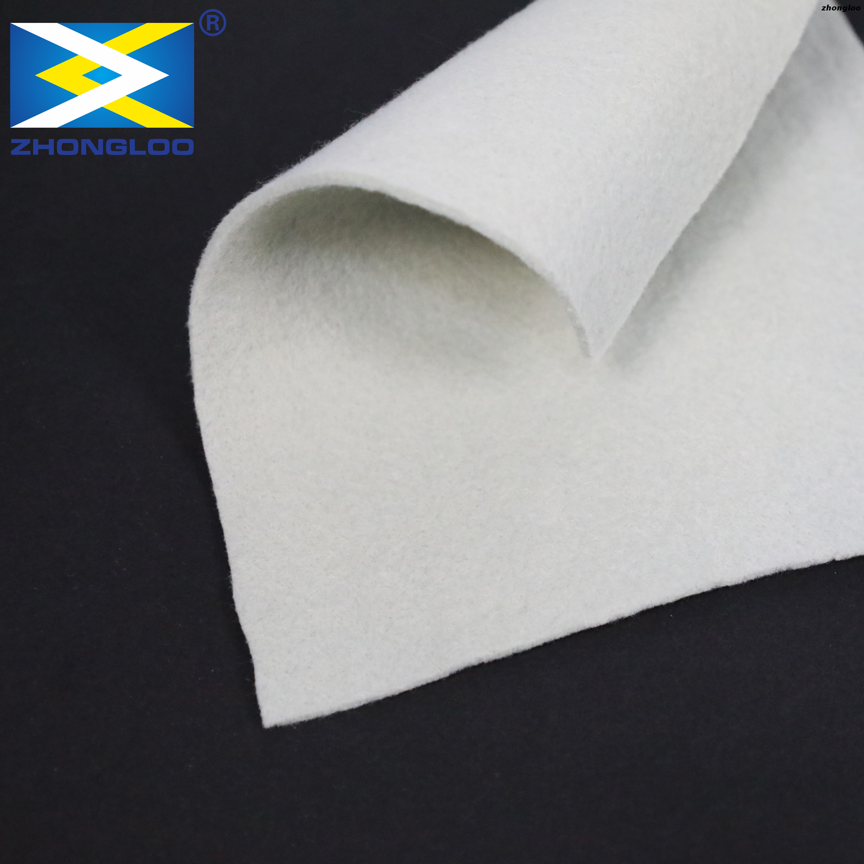 1-6m Polypropylene /Polyester Material Non Woven Needle Punched Geotextile Fabric