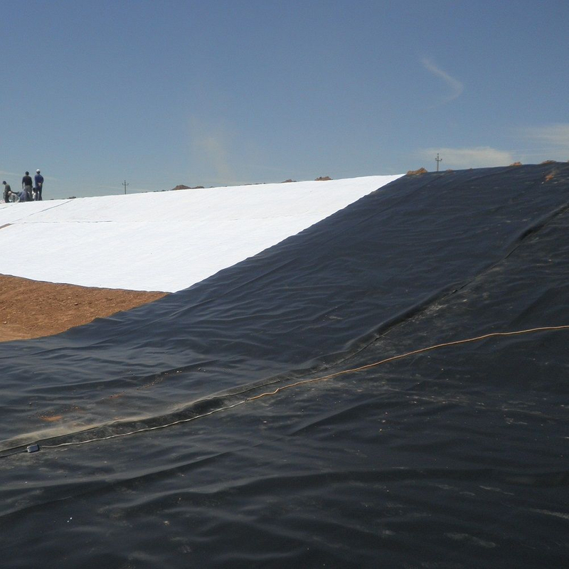 Application of HDPE Plastic Waterproofing/Anti-Seepage Smooth Surface/Rough Surface/Injection Point Composite Geomembrane in Landfill/Tailings Treatment