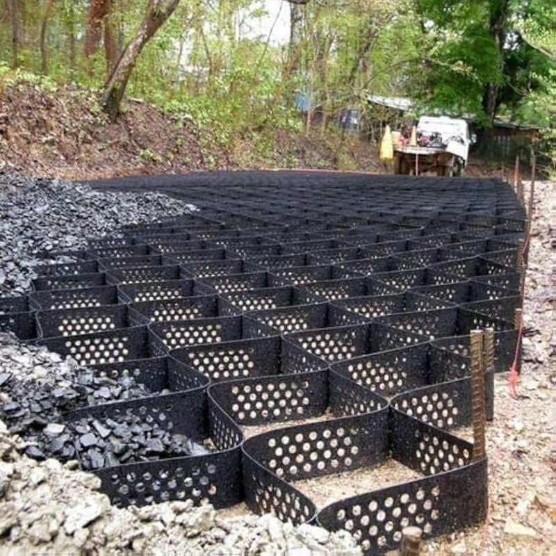 HDPE Plastic Geocell Paved Grid HDPE Geocell for Soft Basement Reinforcement Low Cost Gravel Stabilizer Geocell in Road Construction