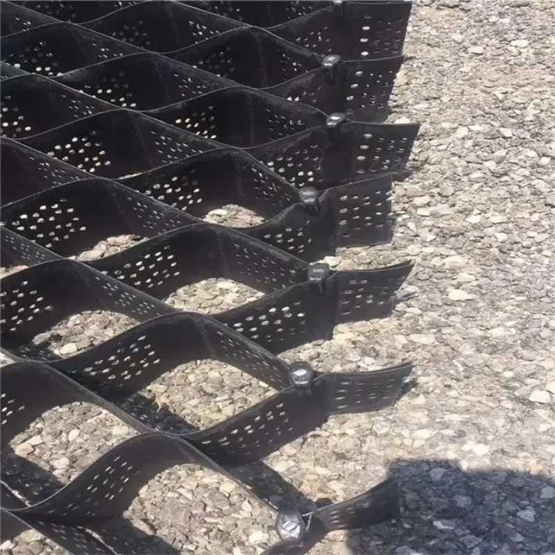 Cellular Confinement System Geocell Driveway Driveway Gravel Stabilizer Plastic Honeycomb Geo Cell for Slope Erosion Control Retaining Wall Gravel Paver Grid