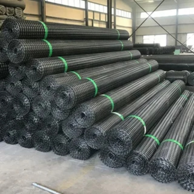 Pp Biaxial Uniaxial Geogrid Biaxial Polypropylene Geogrid PP Polypropylene Biaxial Geogrid for Road Base Reinforcement