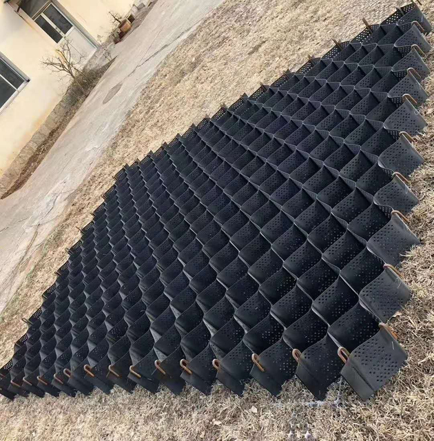 Driveway Gravel Grid Geocell Gravel Stabilizer Grid Geocell Hdpe Gravel Grid Geocell For Steep Slopes Retaining Wall Landfill