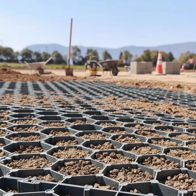 Reinforcement HDPE Plastic Grass Grid for Lawn Landscaping Driveway Parking Lot