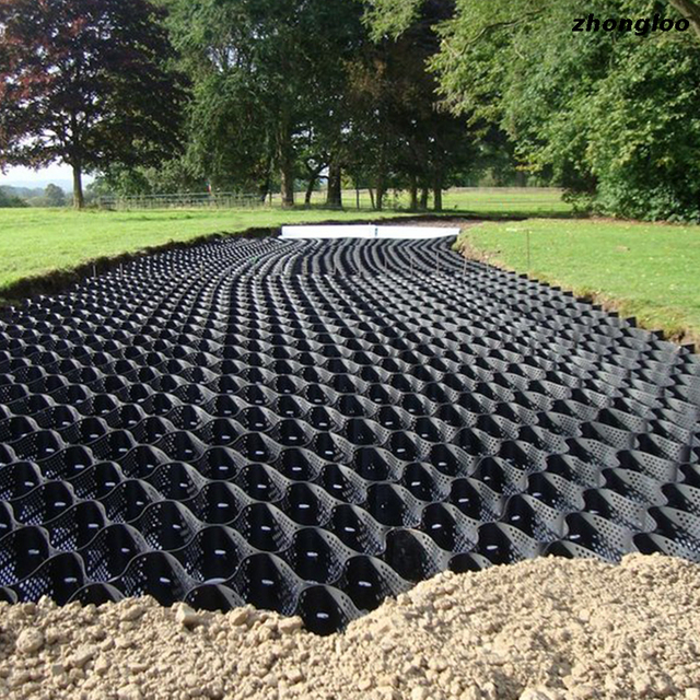 HDPE Material Geocell Gravel Stabilizer Geo Cell Grid for Road Reinforcement Slope Protection