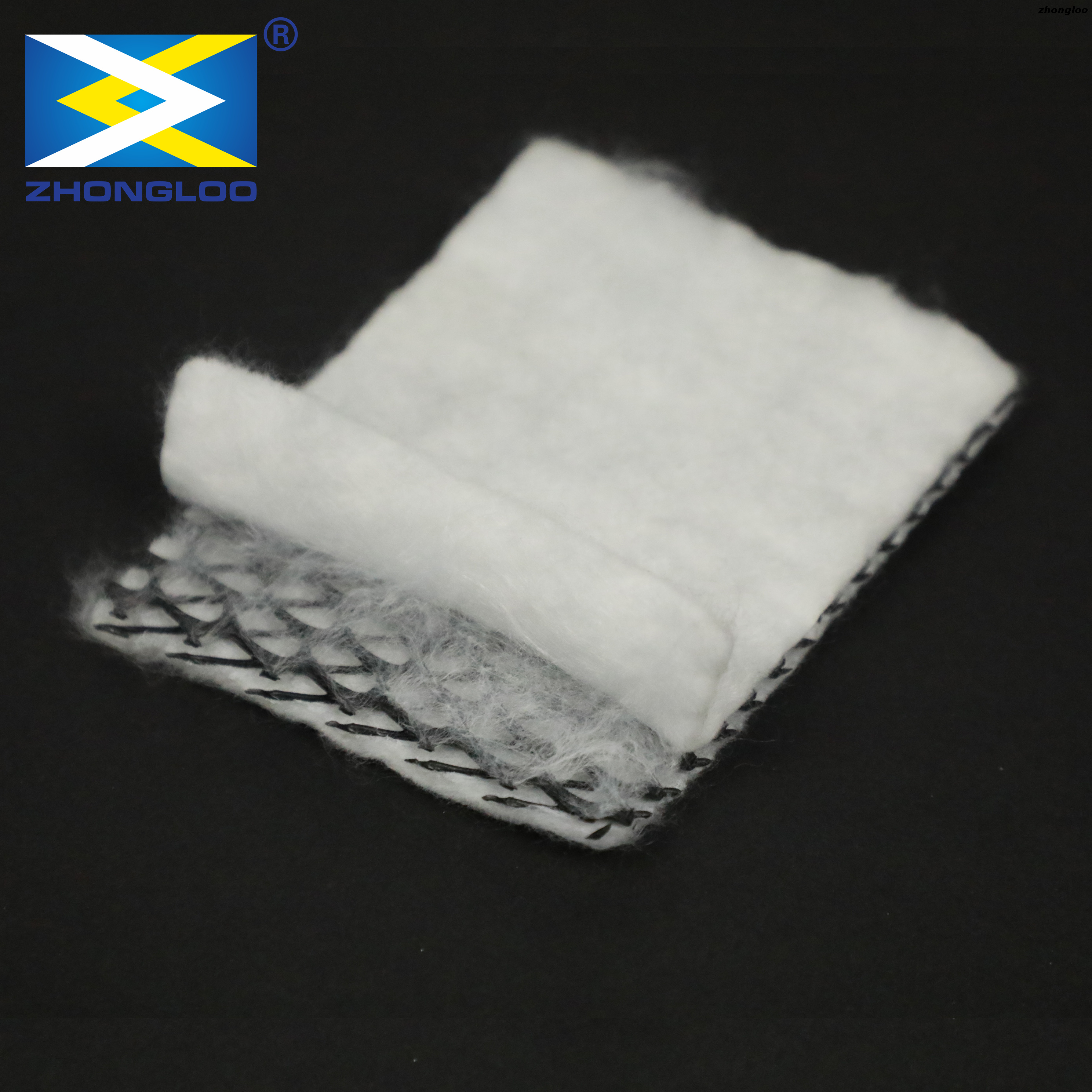 Excellent Drainage Resistance Geomembrane Composited Geotextile For Road Construction