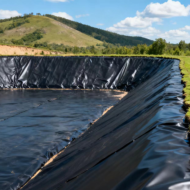 Durable ASTM Waterproof HDPE Geomembrane for Biogas and Pond Use Irgin ASTM Anti-Seepage Waterproof Impermeable Smooth Textured HDPE LDPE LLDPE PVC Geomembrane