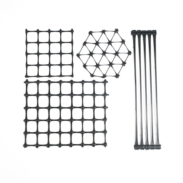 Reinforcing Retaining Wall HDPE Uniaxial Plastic Geogrid