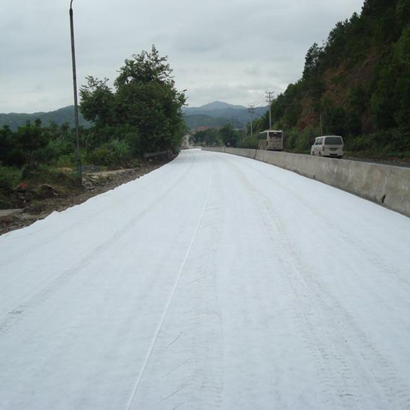 Pp Short Fibers Nonwoven Needle Punched Polyester Geotextile Non-woven Geotextile For Road Covering