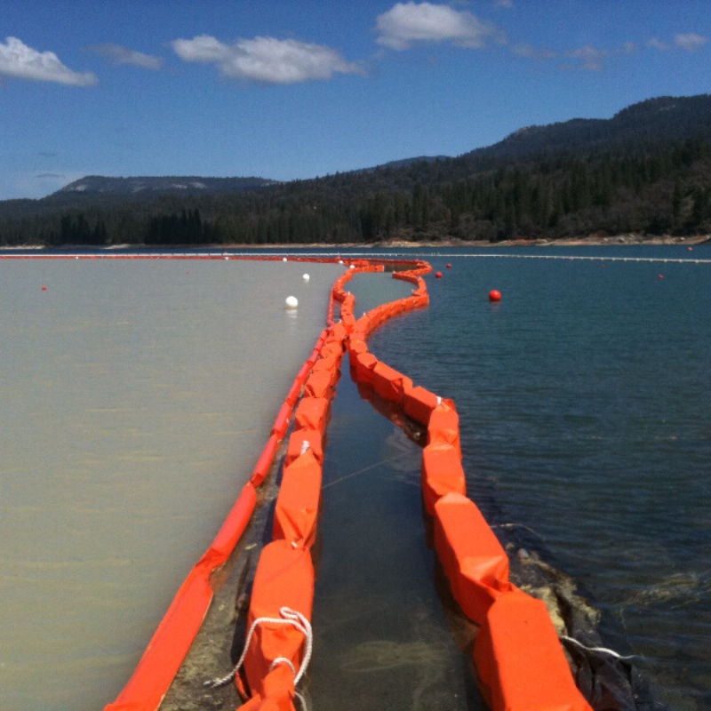 Oil Containment Boom Oil Spilling Boom Permeable Aquatic Silt Curtain