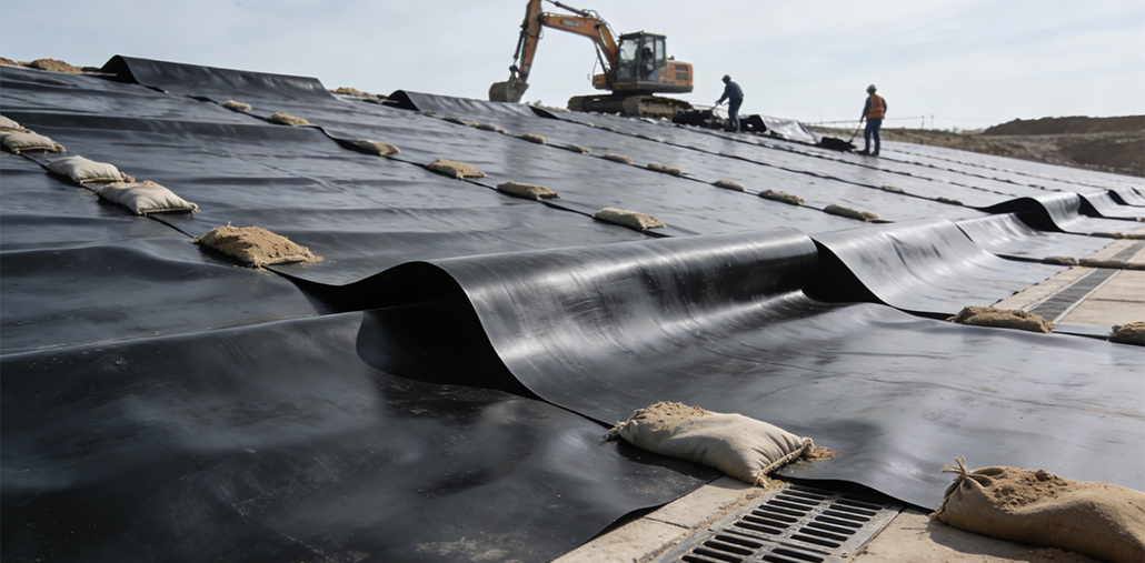 横屏土工膜场景图生成