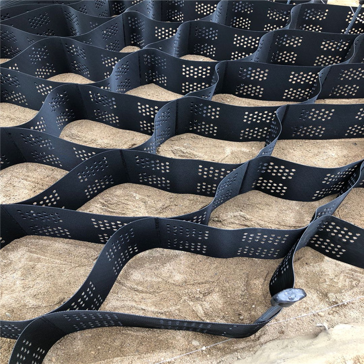 Factory Direct Sales 50-300mm Hdpe Honeycomb Geocell For Slope Protection Strengthen Road Grass Grid Pavers