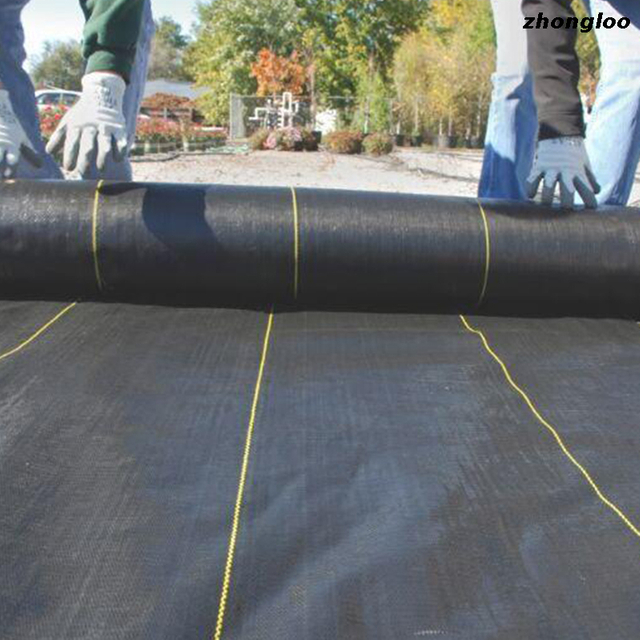 Agricultural Plastic Weed Barrier Mat PP Woven Geotextile Fabric