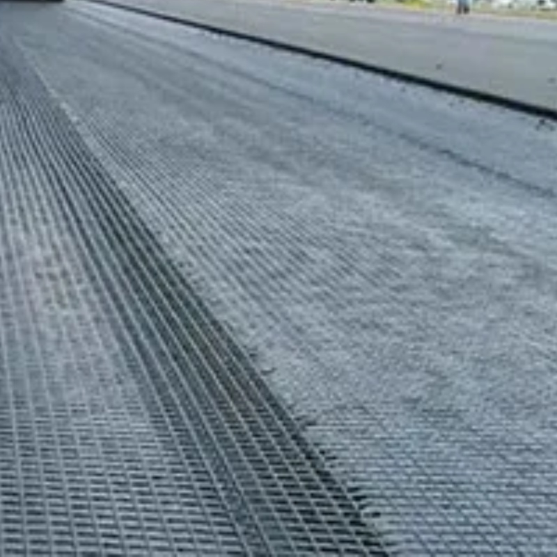 Geogrid Fiberglass Geogird 40KN For Road From China Supplier