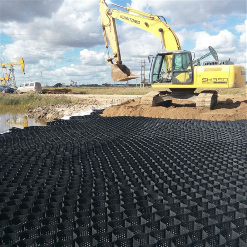 HDPE Geocell 50mm Height Geo Cell Road Grid Gravel Honeycomb Gravel Driveway Price Ground Grid Paver Geocell Gravell Grid