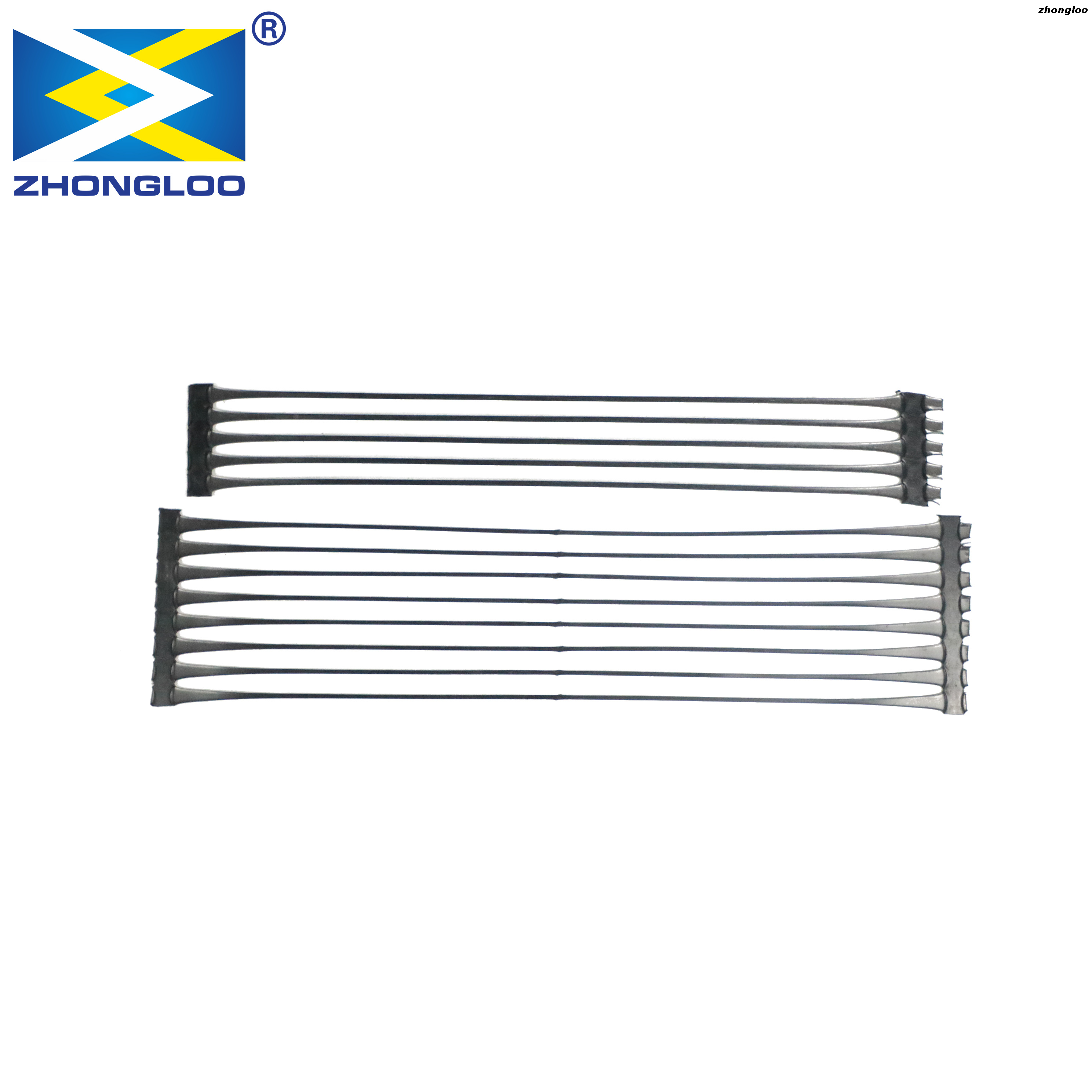 One-way Plastic Geogrid for Slope Protection Retaining Wall.