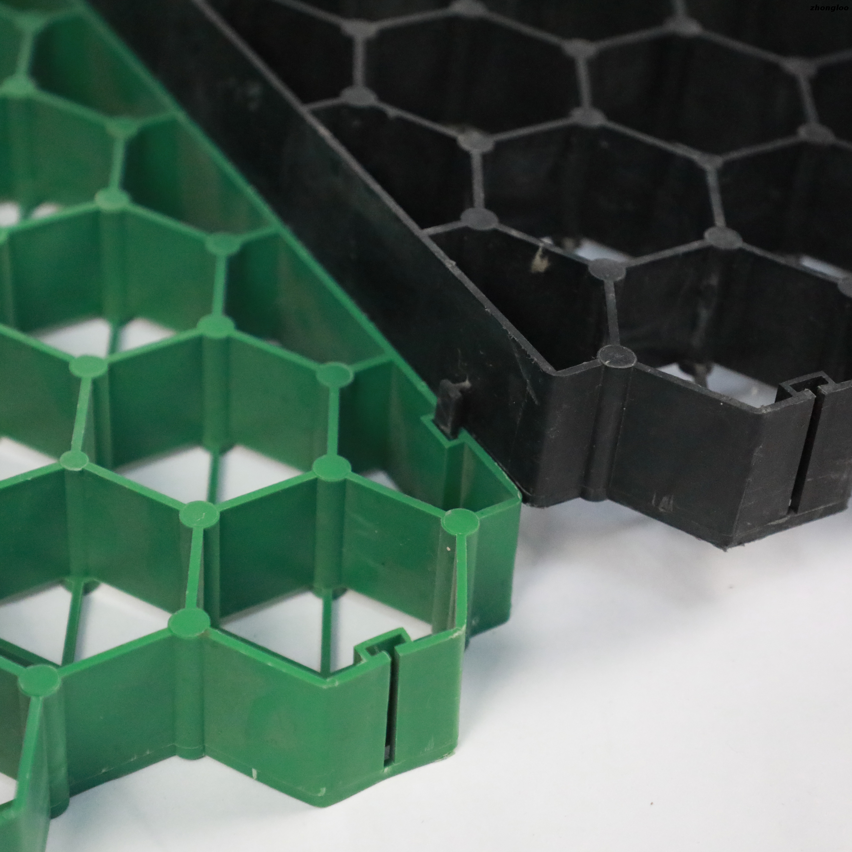 Paver Honeycomb Gravel Geogrid Hdpe Plastic Grass Paver Grid Light Weight Drainage Compression in Roof Garden