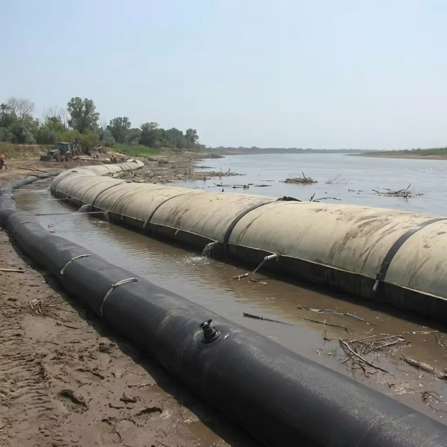 Tenacity Polypropylene PP Geotextile Sludge Dewatering Sand Bag Geo Tube for Capturing Dredged Sludge Breakwater Embankment
