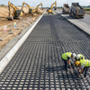 Heavy Duty High Junction Strength Low Creep PET Warp Knitted Geogrid for Retaining Walls Steep Slopes